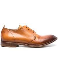 Moma - Lace-Up Leather Derby Shoes - Lyst