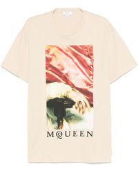 McQueen - Camiseta Logo Algodón - Lyst