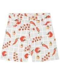 Favorite People - Piadina Printed Shorts - Lyst