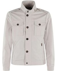Moorer - Jacke Mit Logo-Detail - Lyst