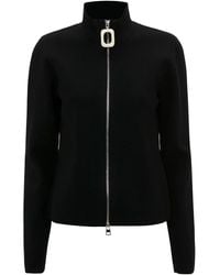 JW Anderson - Zip-Up Fine-Knit Cardigan - Lyst