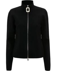 JW Anderson - Cardigan En Maille Fine À Fermeture Zippée - Lyst