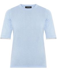 Fabiana Filippi - Fine-Knit T-Shirt - Lyst