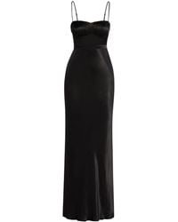 Shona Joy - La Lune Satin-Finish Gown - Lyst