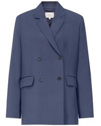 Loulou de Saison - Regan Double-Breasted Notch-Lapel Jacket - Lyst
