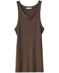 Lemaire - Tanktop Van Geribbeld Jersey - Lyst