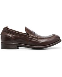 Officine Creative - Calixte 042 Leather Penny Loafers - Lyst