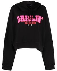 DSquared² - Darlin' Logo-Print Cotton Hoodie - Lyst