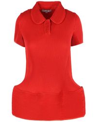 Melitta Baumeister - Polo En Maille À Design Côtelé - Lyst