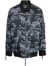 DSquared² - Chaqueta Bomber Con Motivo Gráfico - Lyst