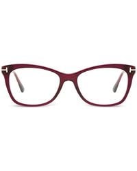 Tom Ford - Brille Mit Eckigem Gestell - Lyst