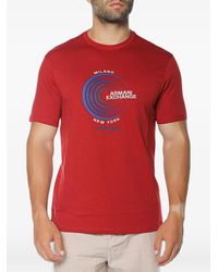 ARMANI EXCHANGE - Logo-Print Cotton T-Shirt - Lyst