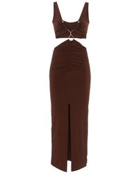 Nissa - Maxikleid Mit Cut-Out - Lyst