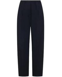 Seventy - Elasticated Pleated Trousers - Lyst