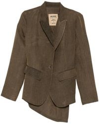 Uma Wang - Twisted Asymmetric Jacket - Lyst