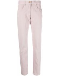 Forte Forte - Schmale Hose Mit Hohem Bund - Lyst