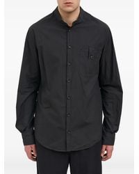 Andrea Ya'aqov - Mock-Neck Chest-Pocket Shirt - Lyst