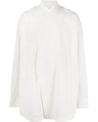 Julius - Concealed-fastening Cotton-blend Shirt - Lyst