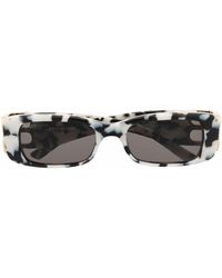 Balenciaga - Dynasty Rectangular-frame Sunglasses - Lyst