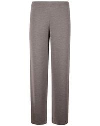 Majestic Filatures - Pantalon Droit À Taille Élastiquée - Lyst