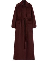 Max Mara - Raglan-sleeve Belted Coat - Lyst