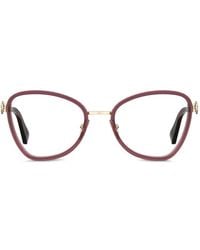Moschino - Full-Rim Cat-Eye Glasses - Lyst