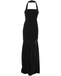 Patrizia Pepe - Maxi-Jurk Met Bustier En Halternek - Lyst