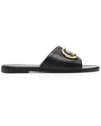 Off-White c/o Virgil Abloh - Paperclip Leather Sandals - Lyst