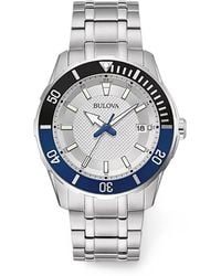 Bulova - Date-Window 42Mm Watch - Lyst