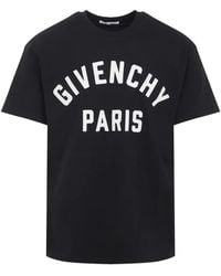Givenchy - T-Shirt Met Geborduurd Logo - Lyst