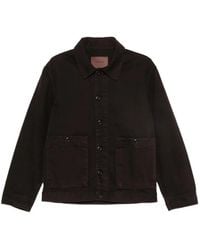 Sandro - Denim Jack Met Knopen - Lyst