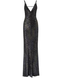 Missoni - Long Dégradé Knit Dress With Sequins - Lyst
