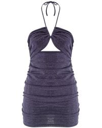 Zeynep Arcay - Ruched Cutout Mini Dress - Lyst
