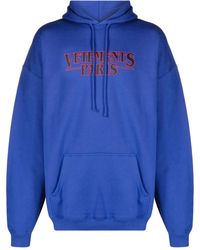Vetements - Hoodie En Coton À Logo Imprimé - Lyst