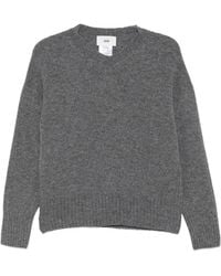 SOLOTRE - V-Neck Knitted Sweater - Lyst