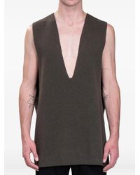 Rick Owens - Vネック ニットベスト - Lyst