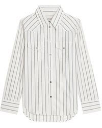 Zadig & Voltaire - Thelma Striped Pocket Shirt - Lyst