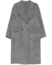 Ermanno Scervino - Double-Breasted Pocket Coat - Lyst