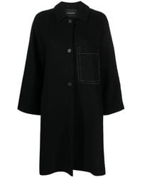 Fabiana Filippi - Spread-Collar Single-Breasted Coat - Lyst