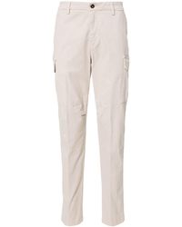 Eleventy - Tapered-leg Twill Cargo Trousers - Lyst