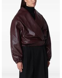 Source Unknown - Eleni Shawl-Collar Bomber Jacket - Lyst