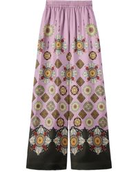 La DoubleJ - Floral-Print Trousers - Lyst