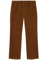 Isabel Marant - Ruthie Cotton And Blend Trousers - Lyst