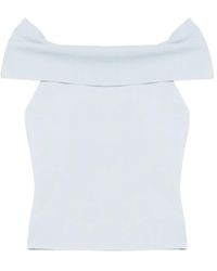 Maje - Top Con Hombros Descubiertos - Lyst