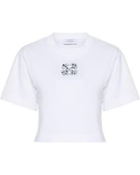 Off-White c/o Virgil Abloh - T-shirt Met Pijlprint - Lyst