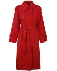 Ermanno Scervino - Belted Trench Coat - Lyst
