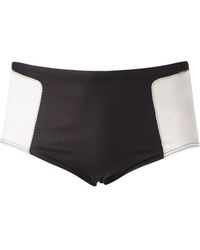 Amir Slama - Two-Tone Panel Swim Shorts - Lyst