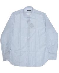 Corneliani - Awning-Striped French-Collar Shirt - Lyst