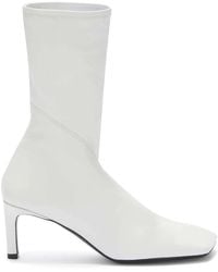 Jil Sander - 70Mm Leather Ankle Boots - Lyst