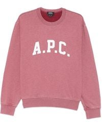 A.P.C. - Pull À Logo Imprimé - Lyst